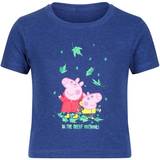 Press-Studs T-shirts Children's Clothing Regatta Peppa Pig Printed Short Sleeve T-Shirt - New Royal (RKT126-Z8B)