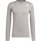 adidas Techfit Compression Long Sleeve Top Men - Mgh Solid Grey
