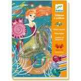 Djeco Colouring Books Djeco Glitter Boards Mermaid