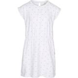 Elastane - Everyday Dresses Trespass Kid's Short Sleeved Dress Round Neck Mesmerised - White