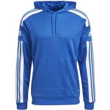 Blue adidas hoodie mens adidas Squadra 21 Hoodie Men - Royal Blue/White