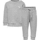 Organic Cotton Tracksuits Children's Clothing Hummel Santo Crew Suit - Grey Melange (210969-2006)