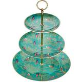 Green Serving Platters & Trays Portmeirion Sara Miller London Chelsea 3 Tier Cake Stand
