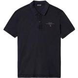 Napapijri Men Polo Shirts Napapijri Elbas Short Sleeve Polo Shirt - Dark Blue