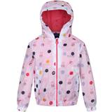 Polka Dots Children's Clothing Regatta Peppa Pig Muddy Puddle Jacket - White Polka (RKW266_9WR)
