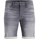 Denim Shorts - Men Jack & Jones Rick Icon Ge 005 Shorts - Grey/Grey Denim
