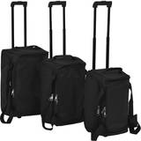 Brown Suitcase Sets vidaXL Softcase Suitcase - Set of 3