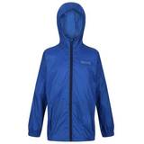 Shell Outerwear Children's Clothing Regatta Kid's Pack It Lightweight Waterproof Hooded Packaway Jacket - Nautical Blue