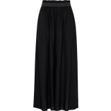 Viscose Skirts Only Paperbag Maxi Skirt - Black