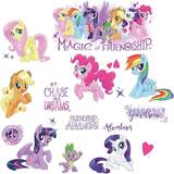 RoomMates My Little Pony The Movie Peel and Stick Wall Decals with Glitter
