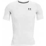 Under Armour Elastane/Lycra/Spandex Clothing Under Armour Men's HeatGear Short Sleeve T-shirt - White/Black
