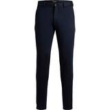 Chinos - Polyester Trousers Jack & Jones Boy's Marco Phil Chinos - Blue/Dark Navy (12184601)