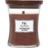 Paraffin Interior Details Woodwick Stone Washed Suede Medium Scented Candle 275g