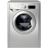 Washer dryer silver Indesit IWDD 75145 S UK N