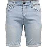 Cotton Shorts Only & Sons Ply Life Jog Denim Shorts - Blue/Blue Denim