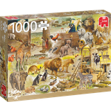 Jumbo Premium Collection – Rien Poortvliet, Building Noah’s Ark 1000 Pieces