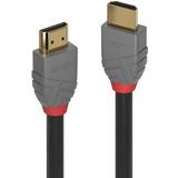 Grey - HDMI Cables Lindy Anthra Line HDMI-HDMI 2.0 7.5m