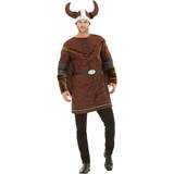 Vikings Fancy Dresses Fancy Dress Smiffys Deluxe Viking Barbarian Costume Brown