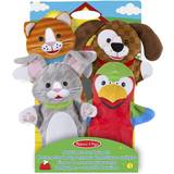 Cats - Puppets Dolls & Doll Houses Melissa & Doug Playful Pets Hand Puppets