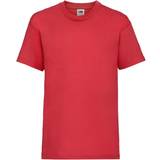 Fruit of the Loom Kid's Valueweight T-Shirt - Red (61-033-040)
