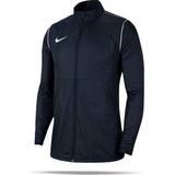 Blue - Down jackets Nike Kid's Repel Park 20 Rain Jacket - Obsidian/White (BV6904-451)
