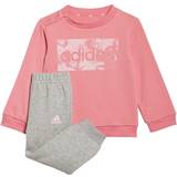 Press-Studs Tracksuits Children's Clothing adidas Infant Essentials Sweatshirt & Pants - Rose Tone/Clear Pink (GS4279)