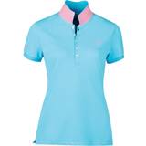 Blue - Women Polo Shirts Dublin Lily Cap Sleeve Polo T Shirt Women
