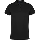 ASQUITH & FOX Women’s Classic Fit Polo Shirt - Black