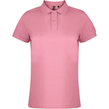 ASQUITH & FOX Women’s Classic Fit Polo Shirt - Pink Carnation