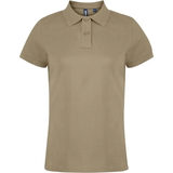 Brown - Women Polo Shirts ASQUITH & FOX Women’s Classic Fit Polo Shirt - Khaki