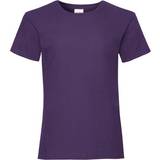 Fruit of the Loom Girl's Valueweight T-Shirt - Purple (61-005-0PE)