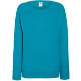 Fruit of the Loom Ladies Lightweight Raglan Sweatshirt - Azure Blue
