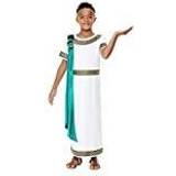 Turquoise Fancy Dresses Fancy Dress Smiffys Boys Deluxe Roman Empire Toga Costume