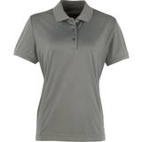 Premier Coolchecker Pique Polo Shirt - Dark Grey