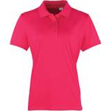 Premier Coolchecker Pique Polo Shirt - Hot Pink
