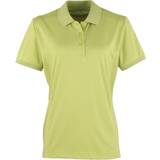 Premier Coolchecker Pique Polo Shirt - Lime