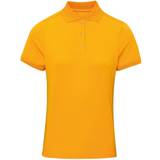 Women - Yellow Polo Shirts Premier Coolchecker Pique Polo Shirt - Sunflower