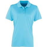 Premier Coolchecker Pique Polo Shirt - Turquoise