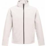 Men - Outdoor Jackets - White Regatta Ablaze Printable Softshell Jacket - White/Light Steel