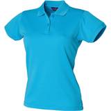 Henbury Ladies Coolplus Polo Shirt - Turquoise