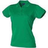 Henbury Ladies Coolplus Polo Shirt - Kelly Green