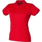 Henbury Ladies Coolplus Polo Shirt - Classic Red