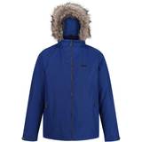 Regatta Haig Waterproof Insulated Fur Trimmed Hooded Jacket - Bright Royal