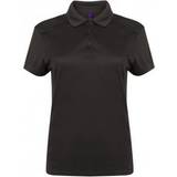 Henbury Ladies Micro-Fine Pique Polo Shirt - Dark Grey