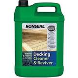 Ronseal Wood Decking Paint Ronseal Decking Cleaner & Reviver Wood Cleaning Transparent 5L