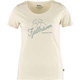 Fjällräven Women T-shirts & Tank Tops Fjällräven Sunrise T-Shirt W - Chalk White