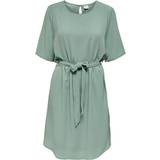 Jacqueline de Yong Amanda 2/4 Belt Dress - Chinois Green