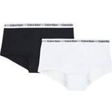Cotton Knickers Calvin Klein Girl's Hipster Panties 2-pack - White/Black (G80G896000)