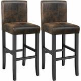 Faux Leathers Chairs tectake - Bar Stool 111cm 2pcs