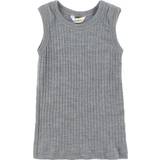 Grey Tank Tops Children's Clothing Joha Wool Undershirt - Light Grey Melange (76342-122-15110 )
